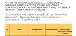 Lista zespołów realizujących projekt „O tym nie można zapomnieć... Ogólnopolska prezentacja finałowa - Warszawa, 6 – 9 czerwca 2017